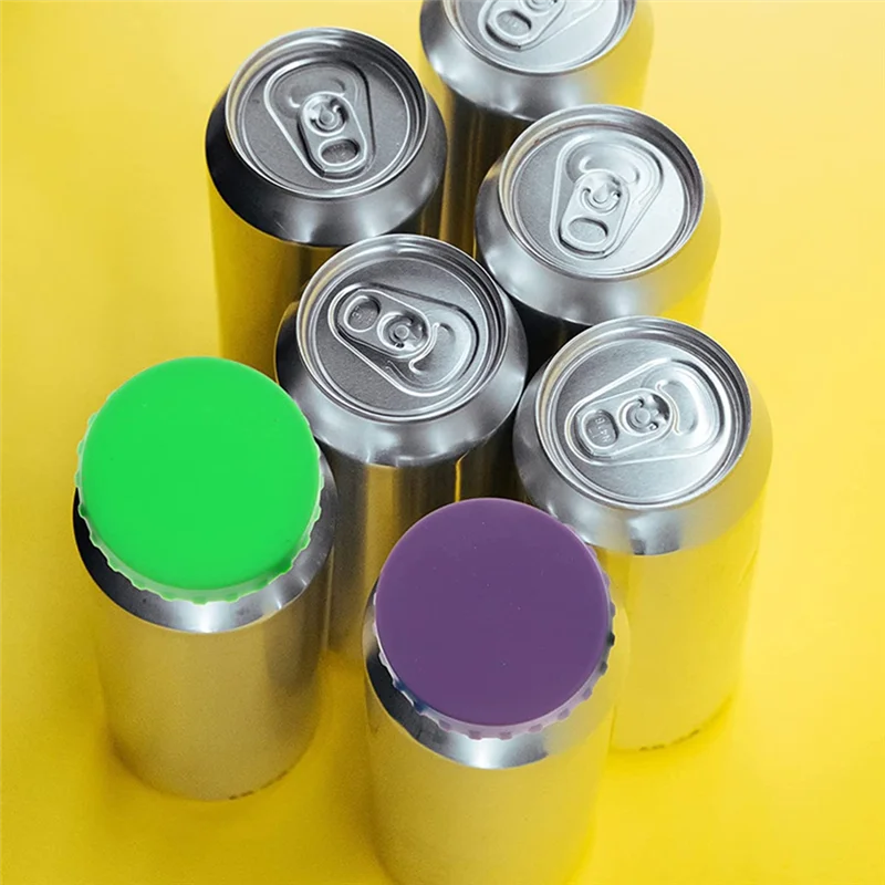 

ZZ-30PCS Silicone Soda Can Lids Beer Cokecan Covers Spill-Proof Can Tops For Soda Beverage Can Saver