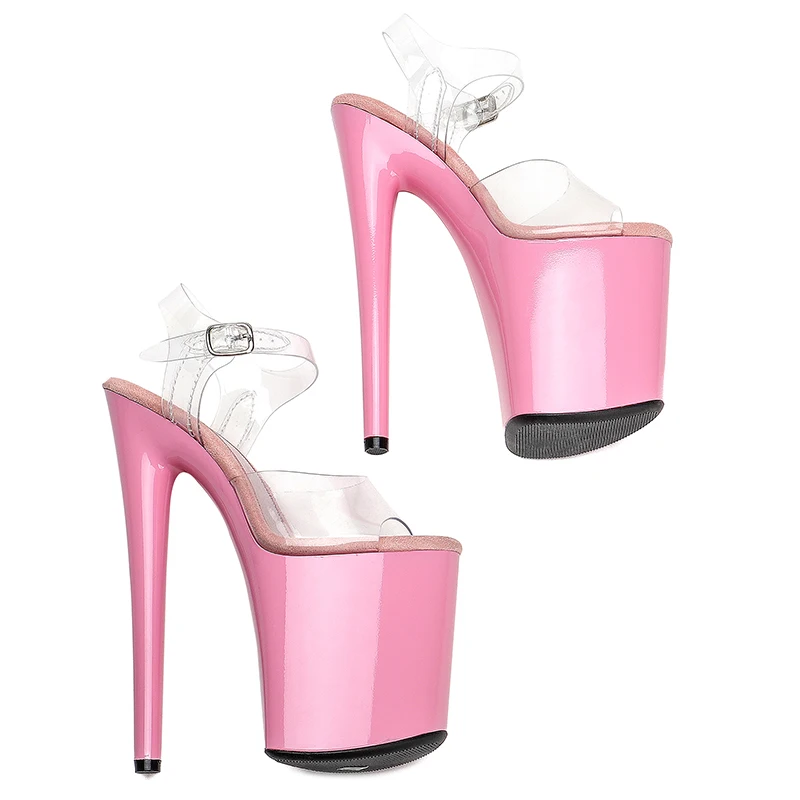 Leecabe New designs Normal Pink 20cm/8inch Platform Shoe for pole dancing or model show shoes