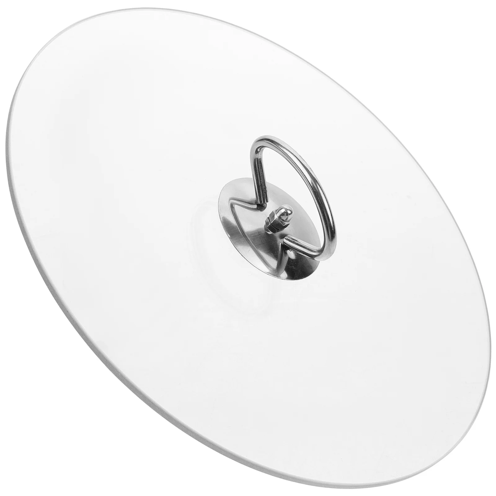 

Glass Clear Lid with Stainless Steel Frame Cover for Bowl Pan Fresh Keeping Kitchen Essential