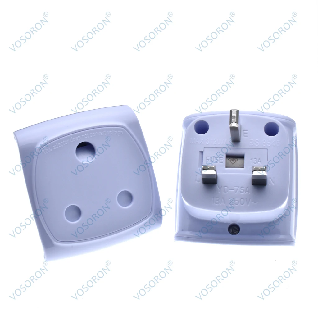 Large South African to UK Travel Adapter Electrical Plug Socket 13A 250V South Africa AC Power Outlet Socket