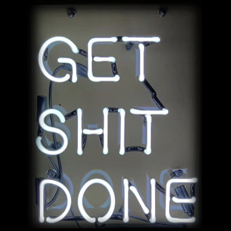 

Neon Sign for Get Shi Done neon Light Sign Home decorate Window Bedroom Store Display Beer Sign Tube Neon light Advertise Lamps