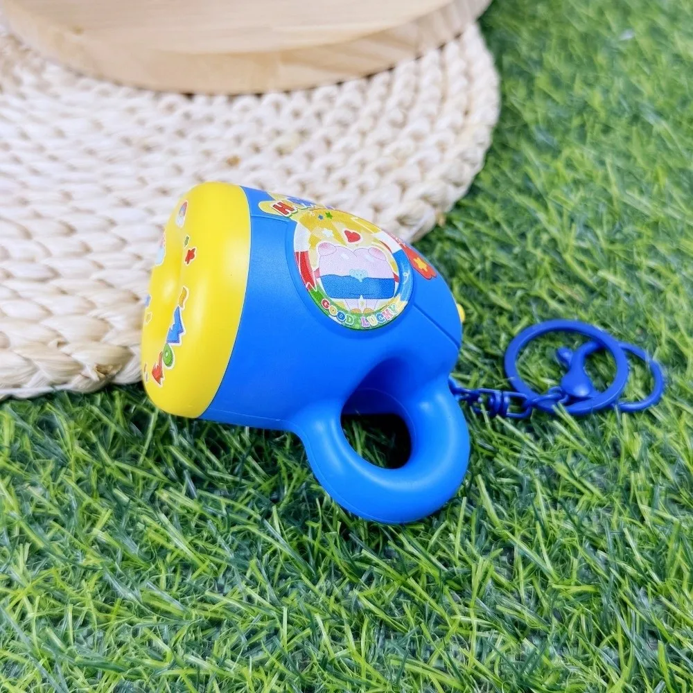 새로운 귀여운 카피바라 미니 스피커 키체인 만화 루프 플레이 녹음기 키링 플라스틱 음성 변조기 핸드백 장식 창의적인 선물