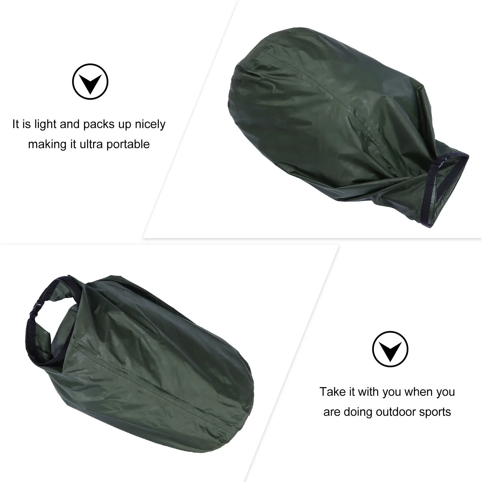 Waterproof Bag 70L Dry Bag for Outdoor Sports Swimming Beach Rafting Camping Portable Storage Waterproof Bags Camping Pouch