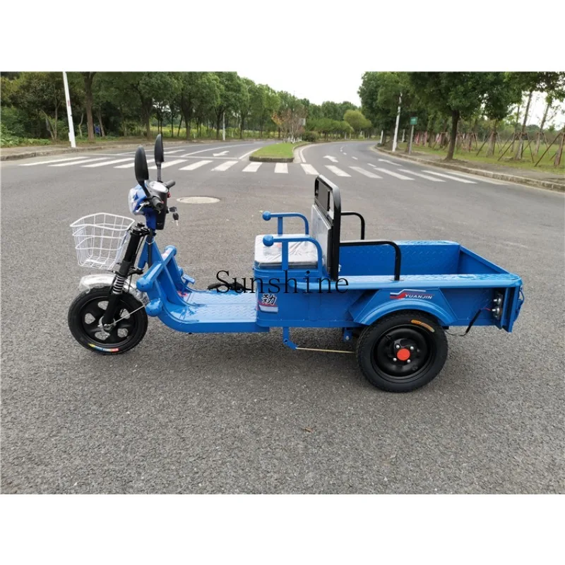 Electric tricycle load small freight flatbed