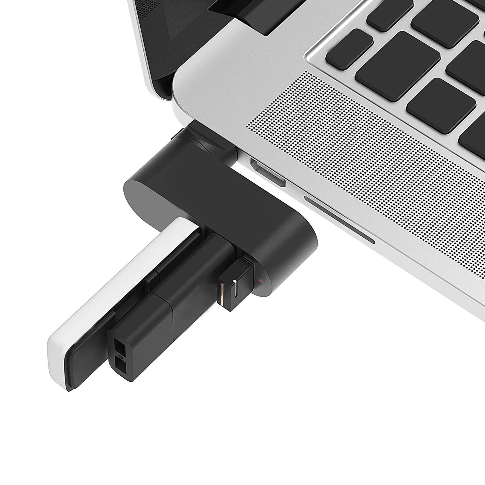 

2Pcs USB 2.0 Multi Port Hub 3 Ports Splitter Adapter High Speed Extension Dock for Computer USB Device Charging Data