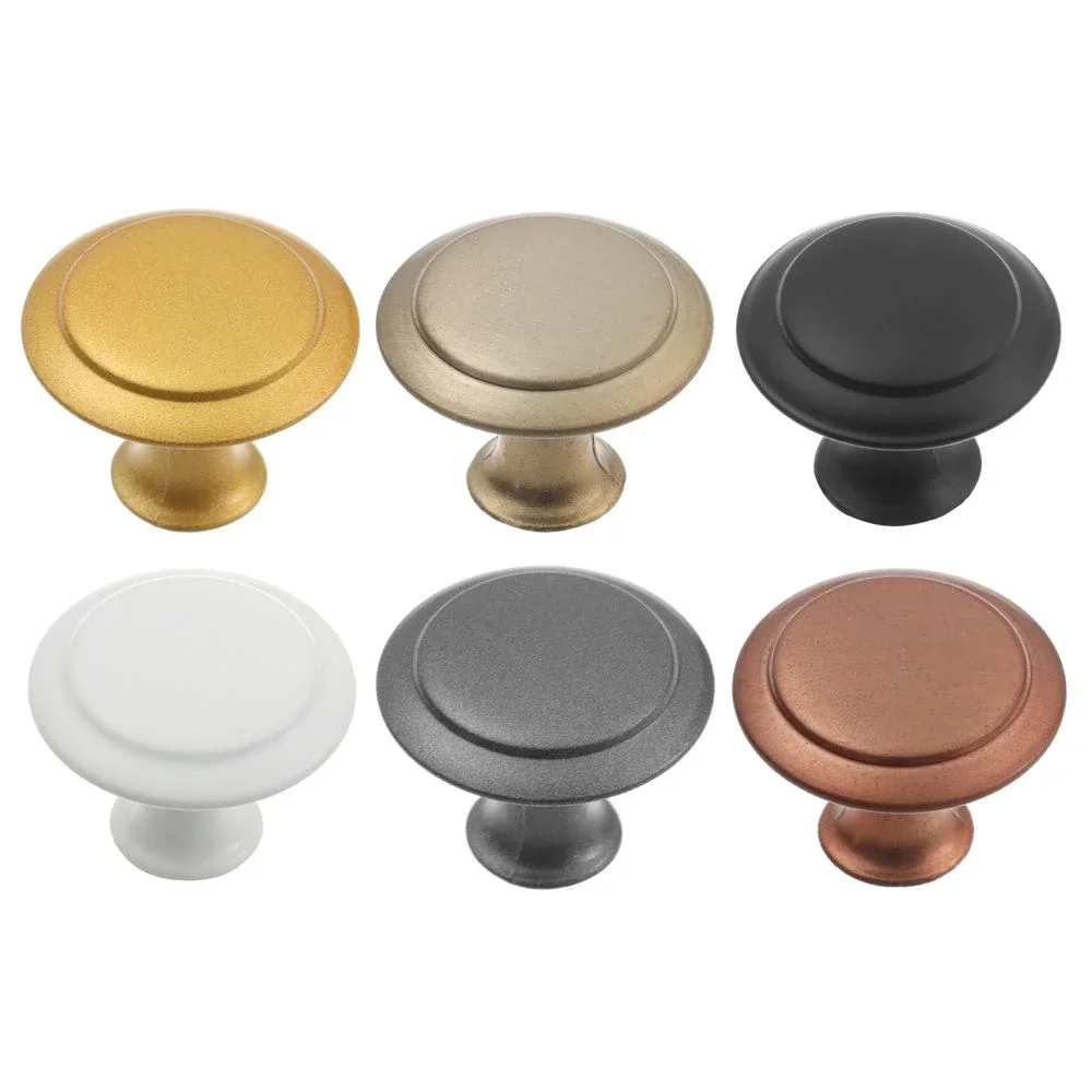 2Pcs/Lot Fashion Round Shape Cabinet Pulls Drawer Knob Door Handle Wardrobe Pulls Furniture Fitting Cabinet Dresser Hardware