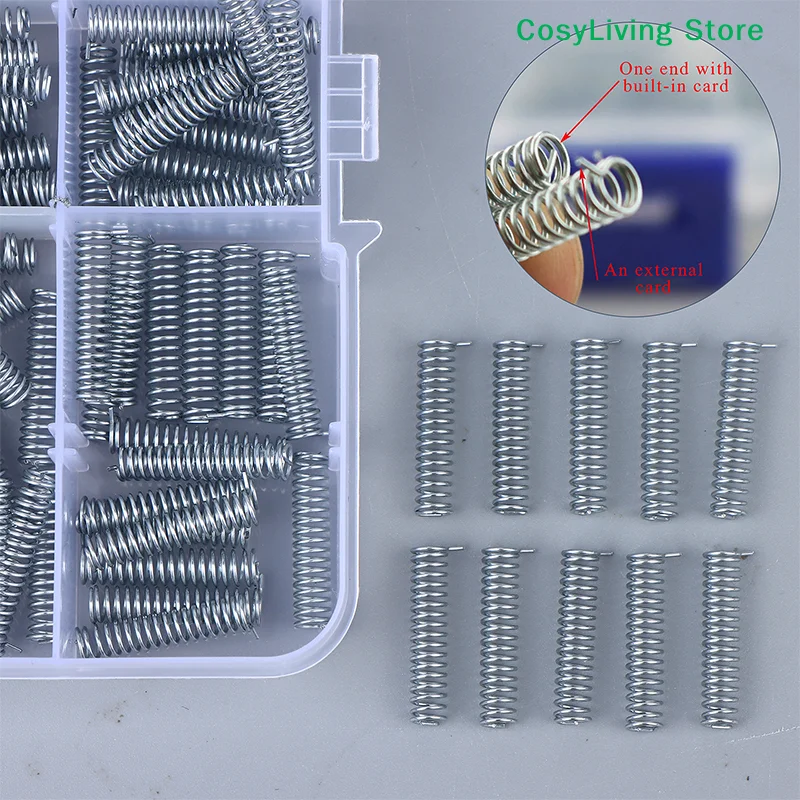 [CL]10/100Pcs Auto Folding Car Key Rotation Shaft Springs High-Tension Spiral Coil For Remote Flip Key Repair Tool Kits[CL]