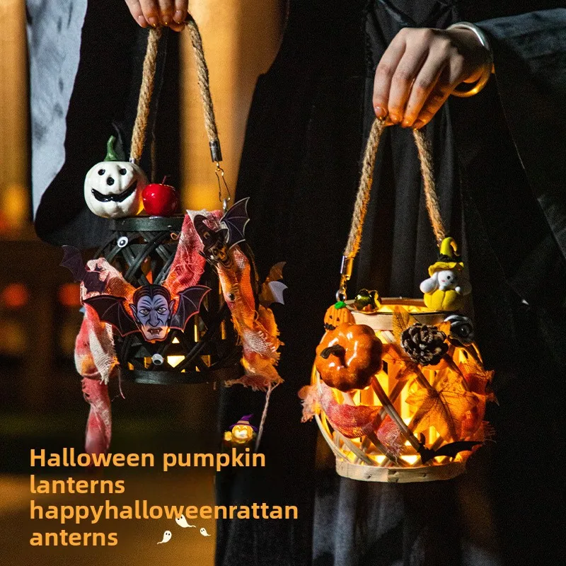 halloween-diy-pumpkin-lantern-making-kit-glowing-handheld-decor-craft-for-kids-kindergarten-scene-decoration-party-supplies