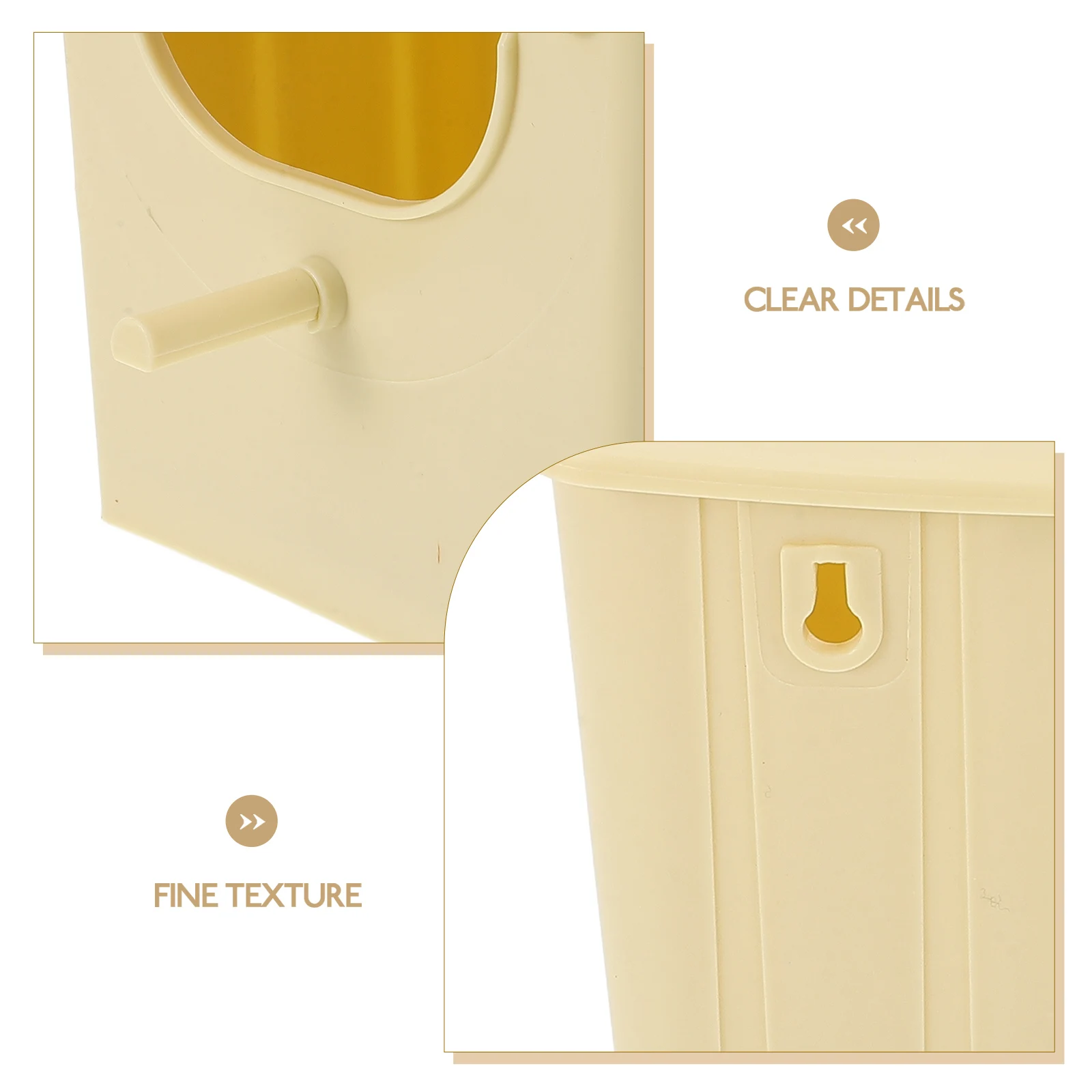 

3Pcs Plastic Bird Nesting Box Sturdy Hanging Bird House for Breeding Mating Incubation Suitable Parakeet Finch Pet Cage