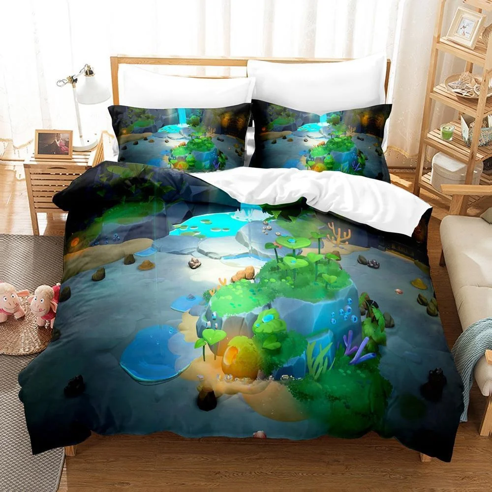 

New Fae Farm Bedding Set Single Twin Full Queen King Size Bed Set Adult Kid Bedroom Duvetcover Sets 3D Print Anime Bed Sheet Set