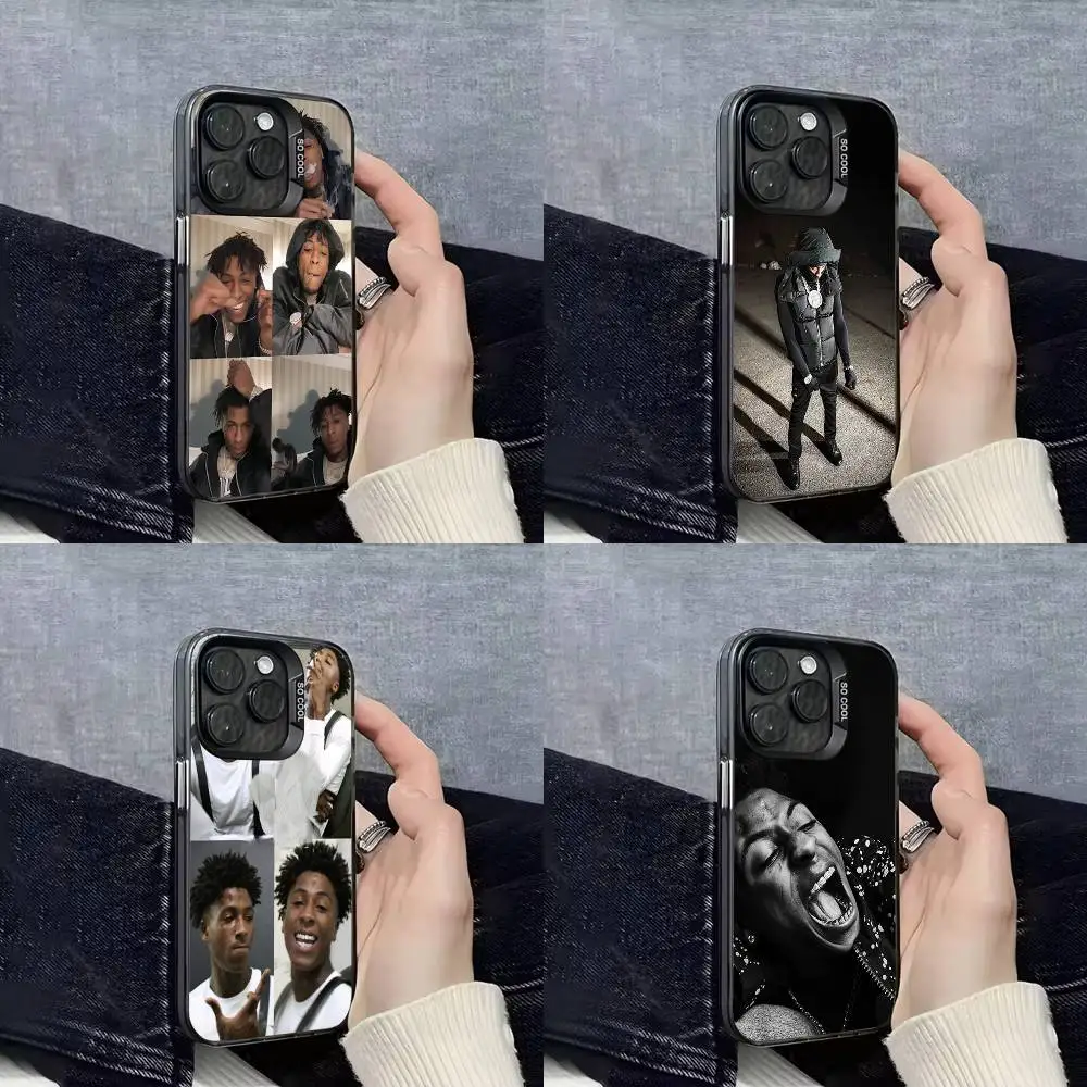 

Kentrell Y-Youngboy Phone Case For iPhone 17,16,15,14,13,12,11,Pro,Max,Plus,E,SE4,Air,Mini Black IMD Cover