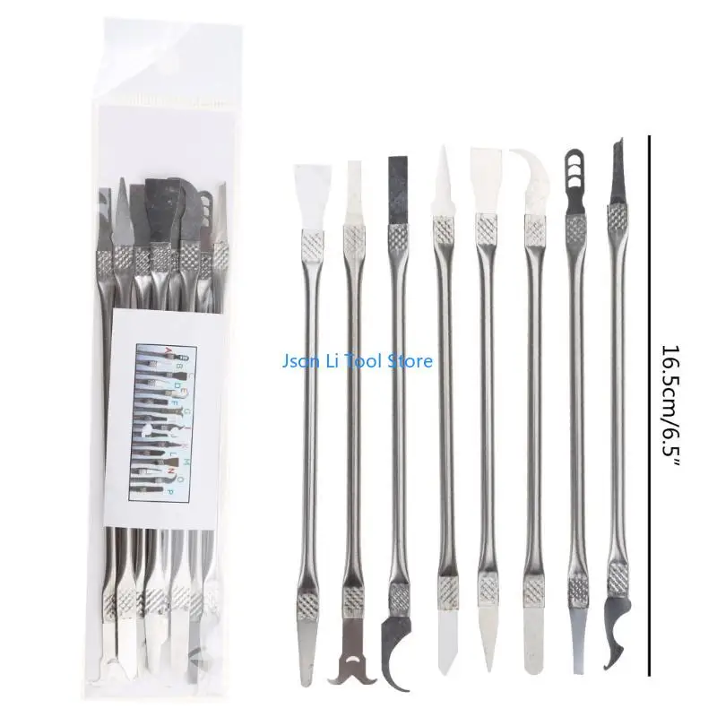 Y08d 8pcs Professional Proy Operger Spudger для мобильного процессора разборка чипов и набор инструментов для ремонта BGA