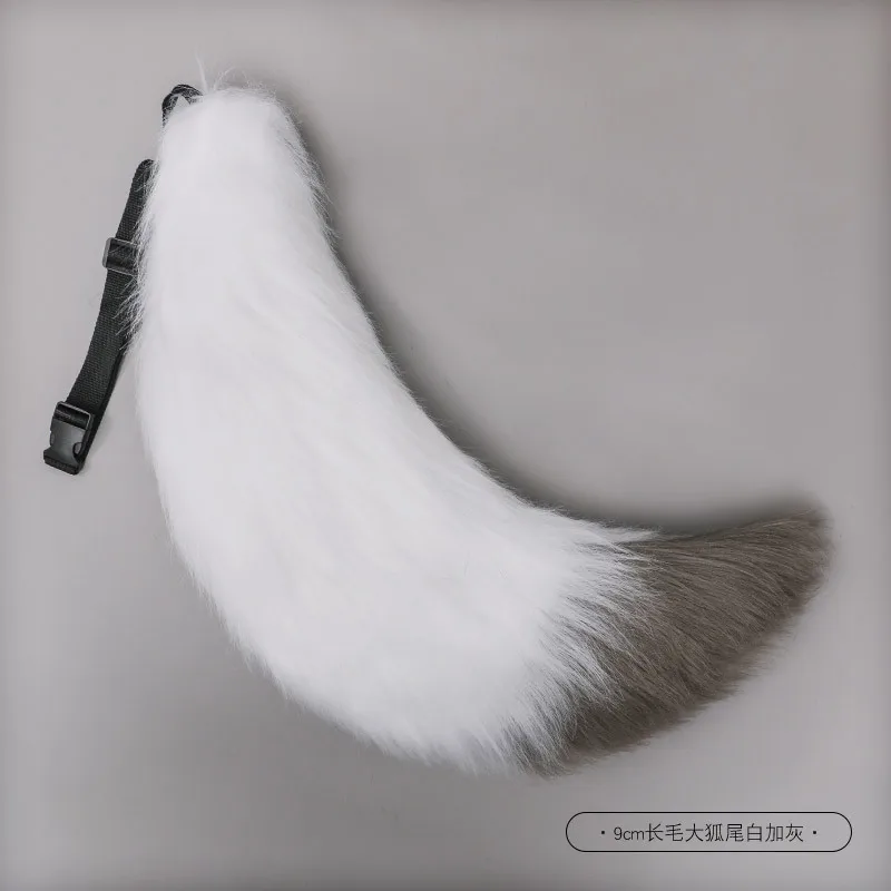Fofo artesanal bonito lolita pelúcia cão gato raposa cauda menina caudas de pelúcia cinto orelha de gato anime desempenho cosplay acessórios presente do miúdo