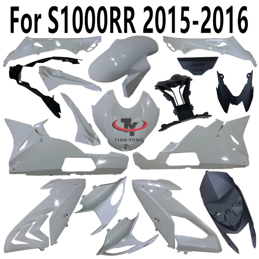 

Неокрашенные детали обтекателя для мотоцикла S1000RR 2015-2016 S1000 RR 15-16, упаковка левых и правых пластиковых деталей, Инжекция кузова