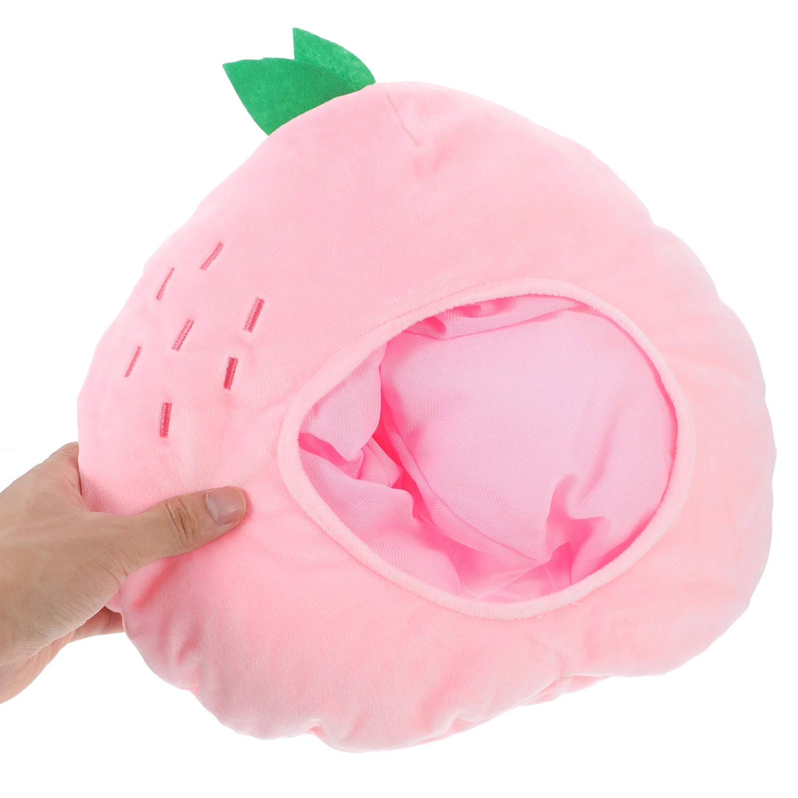 

1pc Peach Head Hat Soft Comfortable Wearable For Masquerade Festival Carnival Dance Party Novelty Costume Hat