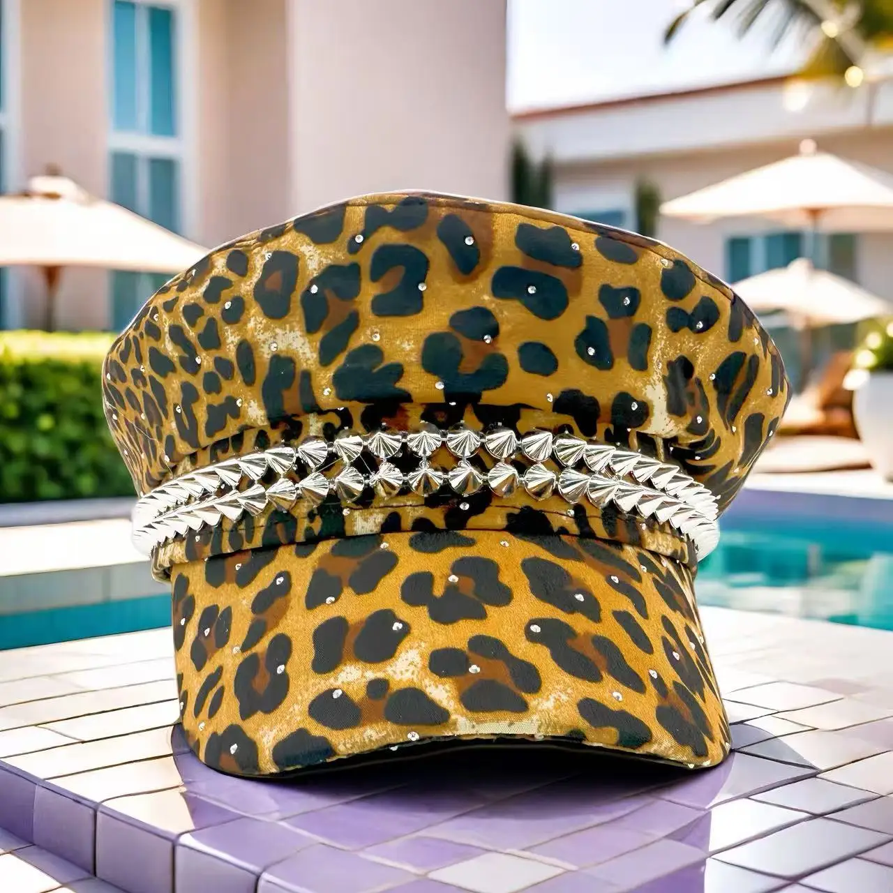 

HongLuan Sweet Checkered Pattern Beret & Newsboy Cap Woman, Cosplay Female Accessories