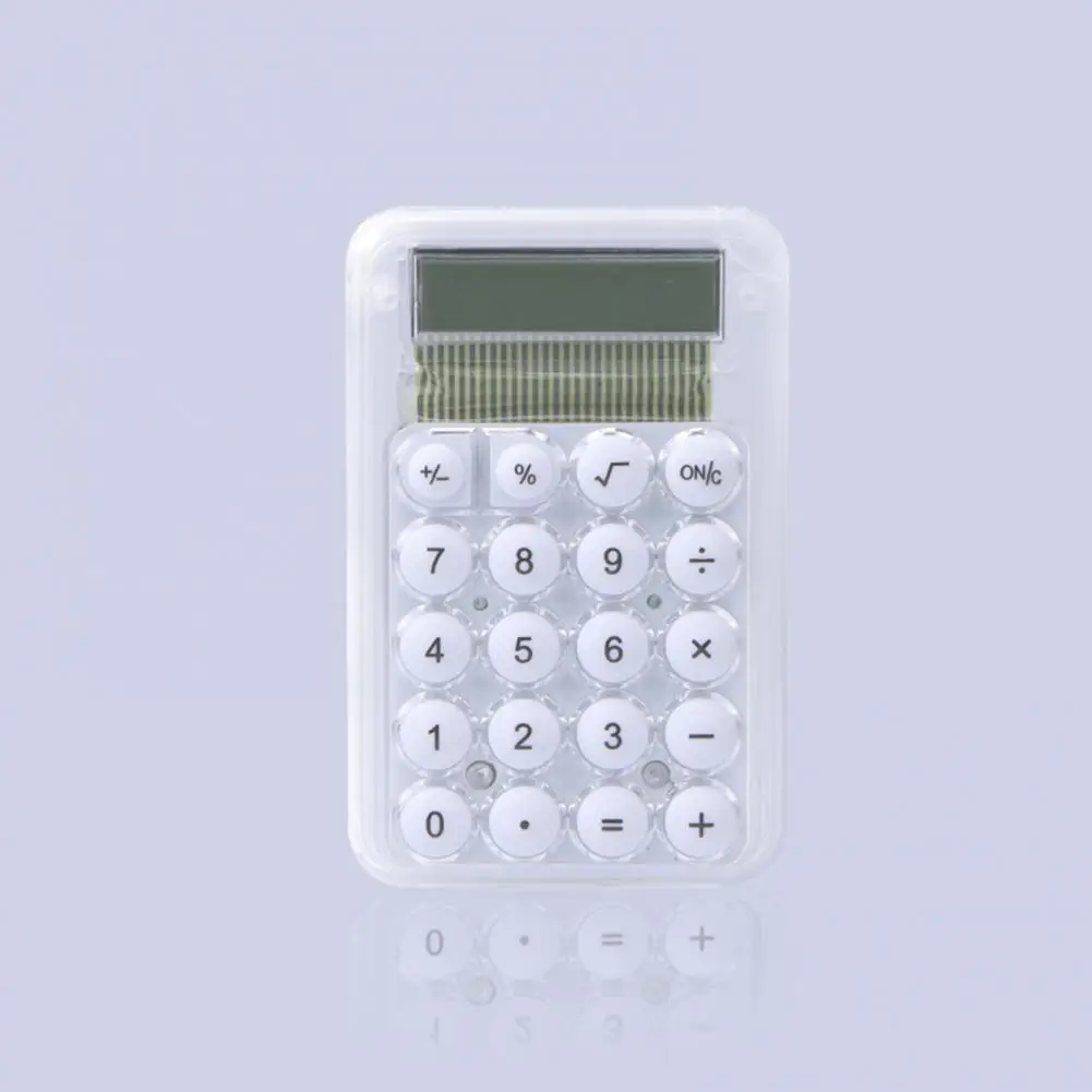 Multi-purpose Mini Desk Calculator, Material Escolar, Cor brilhante, 8 dígitos