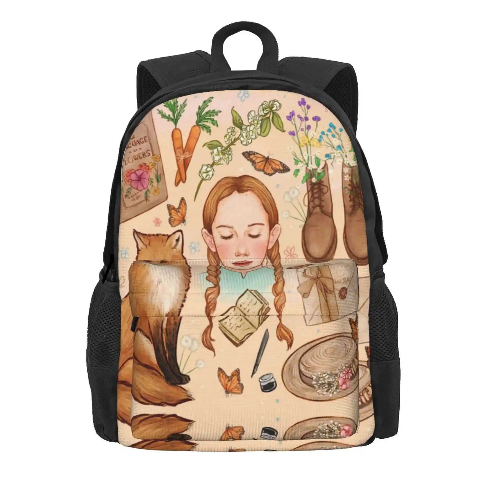 Anne Things Hot Sale Schoolbag Backpack Fashion Bags Anne With An E Awae Anne Of Green Gables Aogg Shirtbert Gilbert Blythe