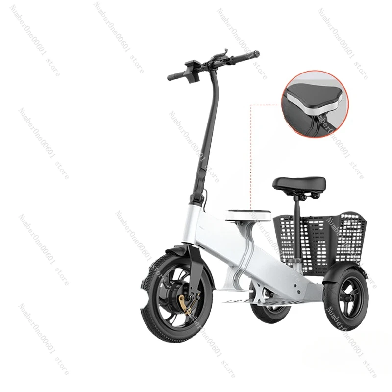 

Electric three-wheel folding electric car, elderly travel, mini