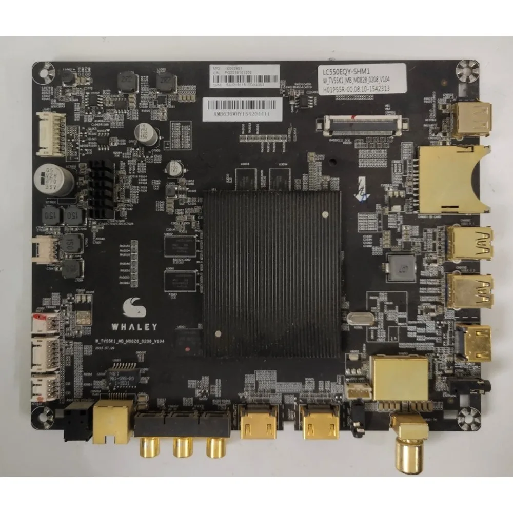 Mikro wieloryb VVTV55K1 WT43K1J płyta główna W-TV55K1-MB-M0828-0208-V104