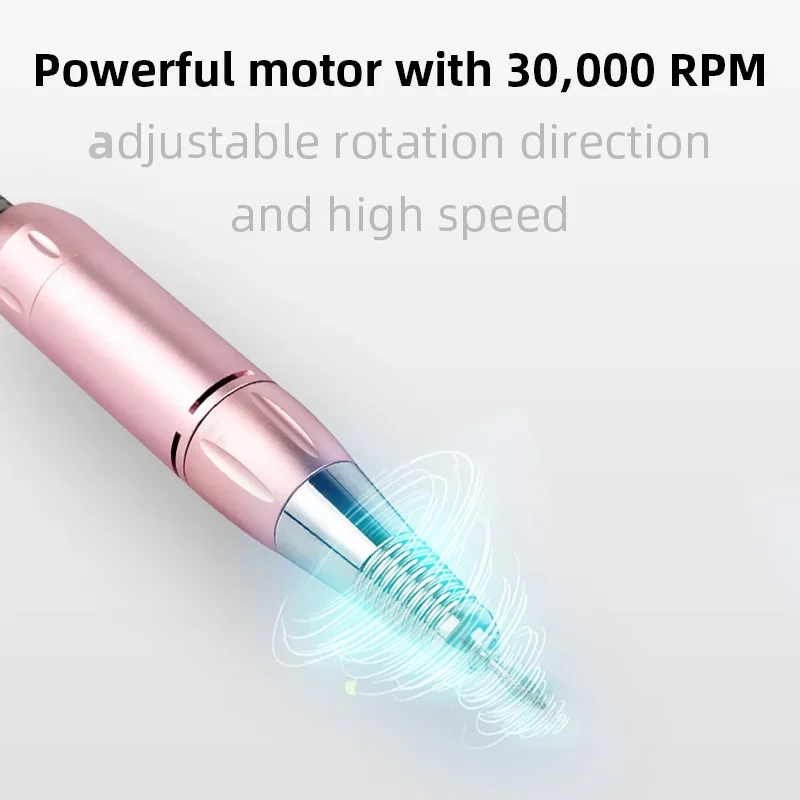 Machine à ongles professionnelle 4 en 1, collecteur de poussière, perceuse à ongles, lampe LED avec éclairage, outil haute puissance pour Salon d'art des ongles