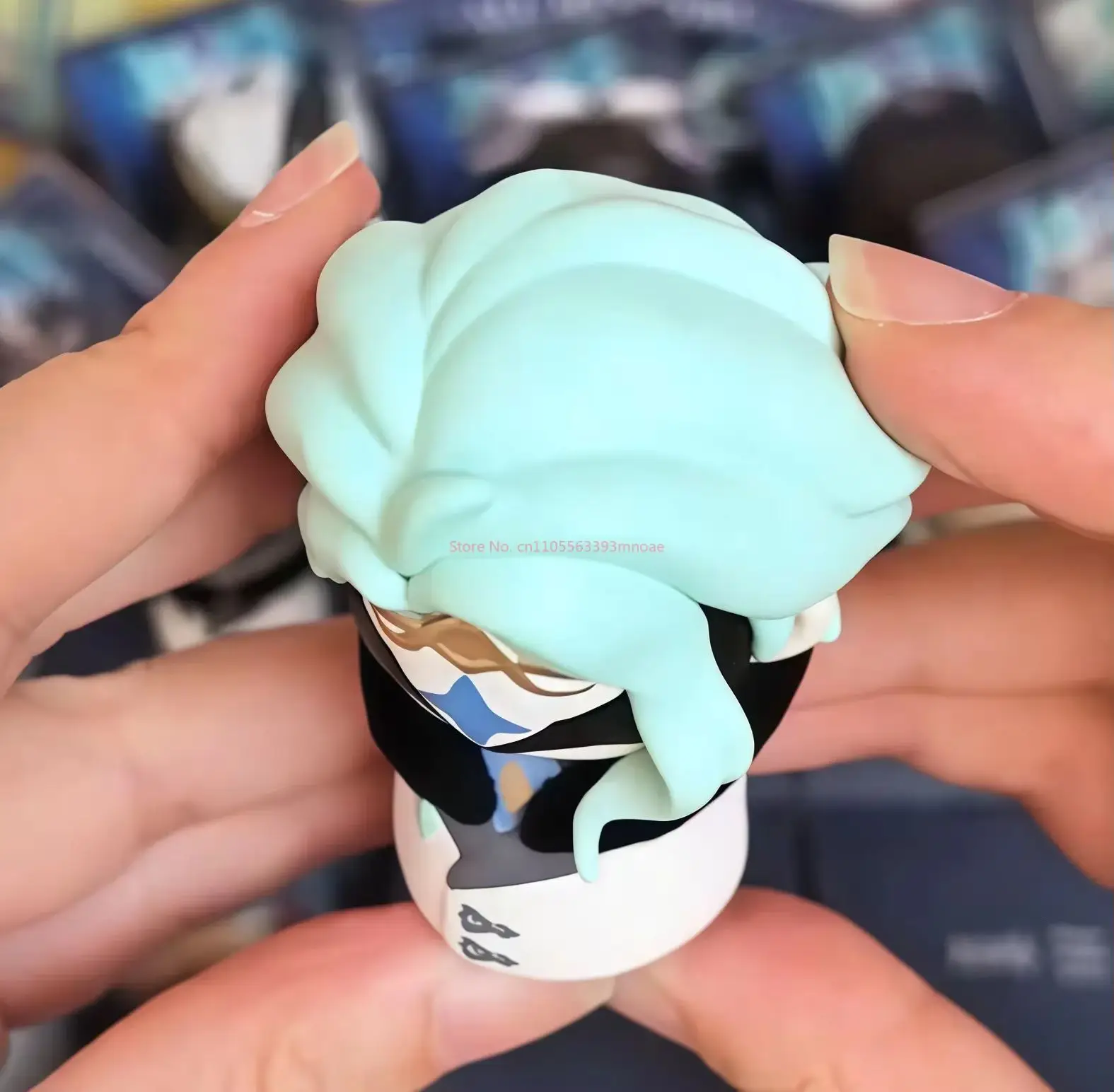 Mihoyo Genshin Impact Fatui Harbinger Q Version Serie Blind Box Desktop Mini Puppe Modell Spielzeug Trend Dekoration Überraschung Geschenke – Detail 8