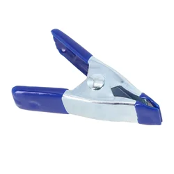 Metal Spring Clamps 2 Inch Plastic Handle Clip Spring Clamps Soft Plastic Tips Grip Woodworking Grip Powerful Tools