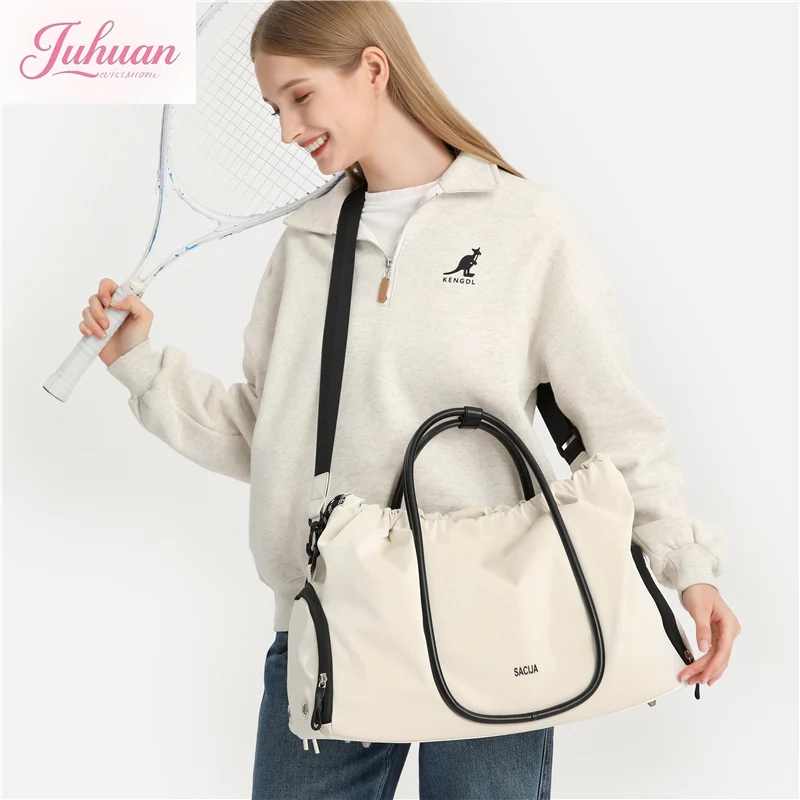 

Fashion Unisex Sports Fitness Bag Shoe Compartment Waterproof Multi-functional Travel Bag Badminton Yoga Swimming Training Bag