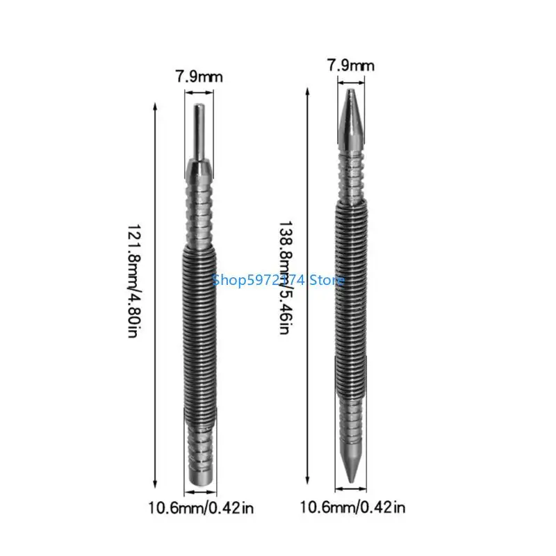 Y3NB Spring Double End Kuku Set Center Hole Spring Spring Metal Woodworking Drill Bit Pin Removal Tool