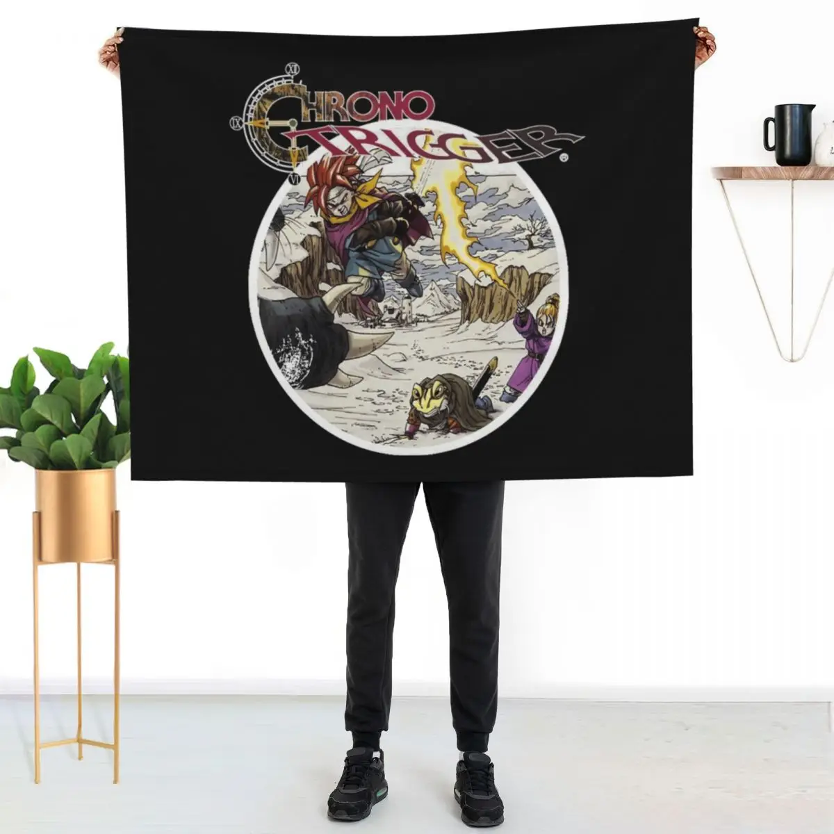 

Chrono Trigger \t Throw Blanket Warm Flannel Blanket for Couch Chair Bedroom