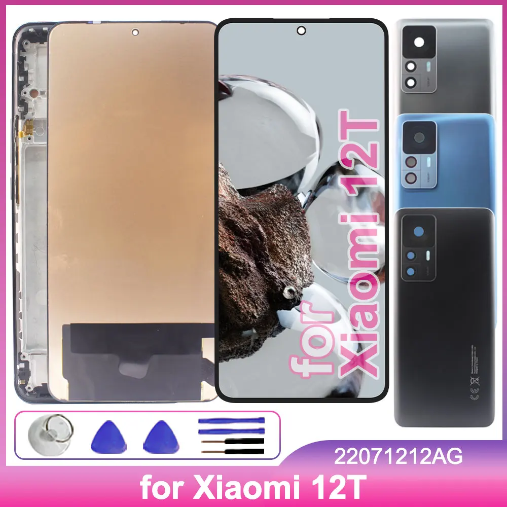 Ecran-lcd-667-pouces-pour-xiaomi-12t-22071212ag-ecran-tactile-numerique-de-remplacement-avec-chassis-pour-xiaomi-12t