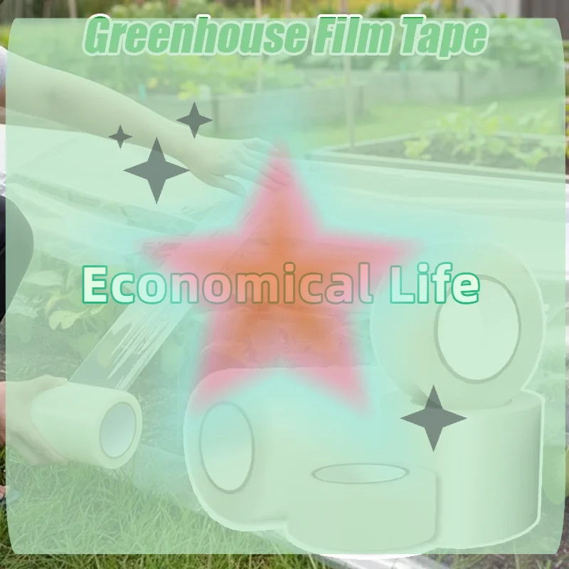 10M Film Repair Tape UV Resistant Transparent Waterproof Greenhouse Repair Patch Strong Agriculture Garden Film Repair Adhesive