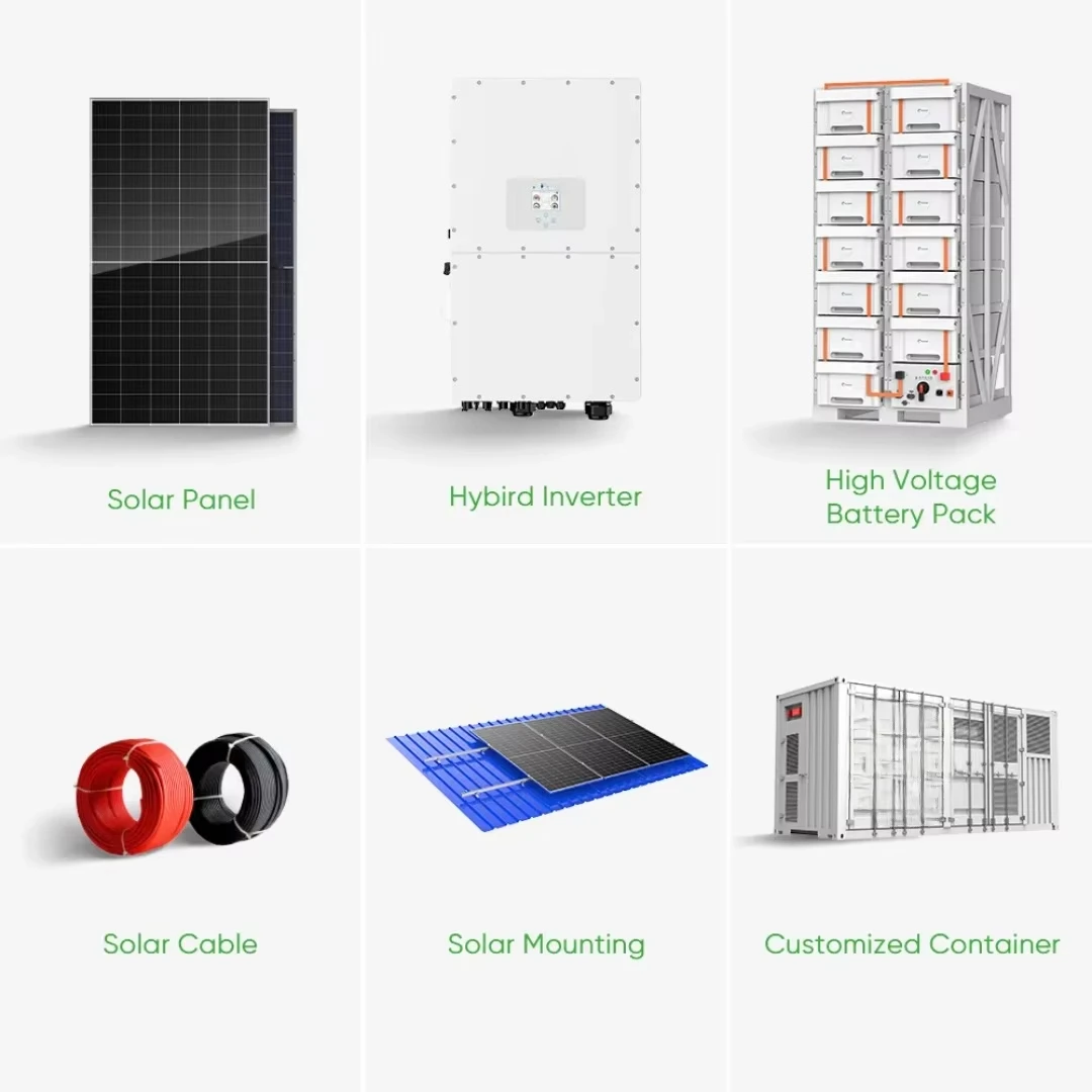 UL&CSA Certificate Jinko Solar Panels Energy Storage on Grid Solar System 30Kw 50Kw 100Kw Solar System Complete With Inverter