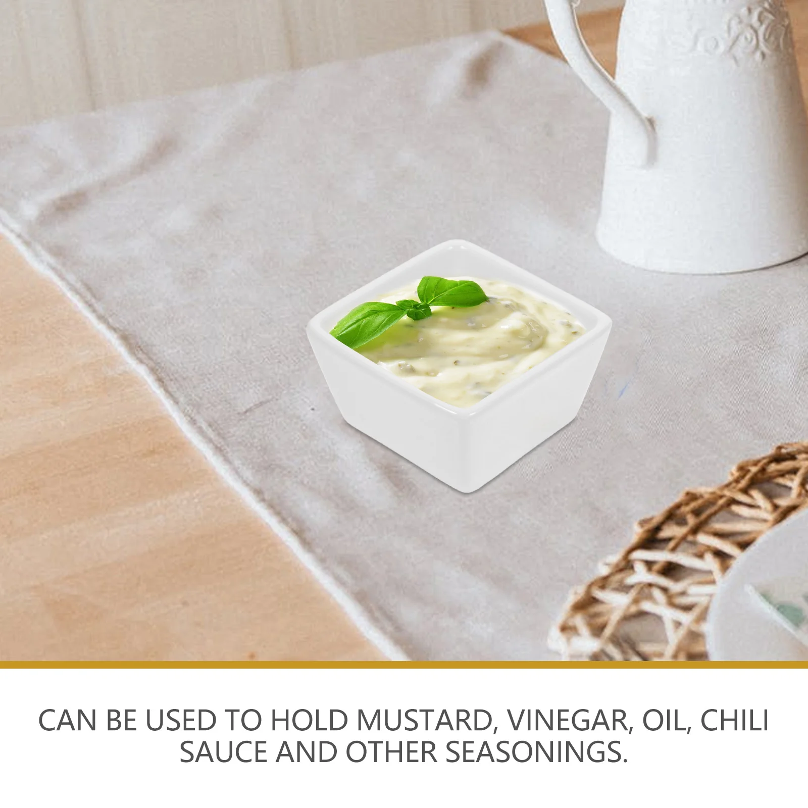 

2Pcs Ceramic Candy Bowl Fine Workmanship Practical for Families Hotels Restaurants Small Candy Boxes Ceramic Food H Older