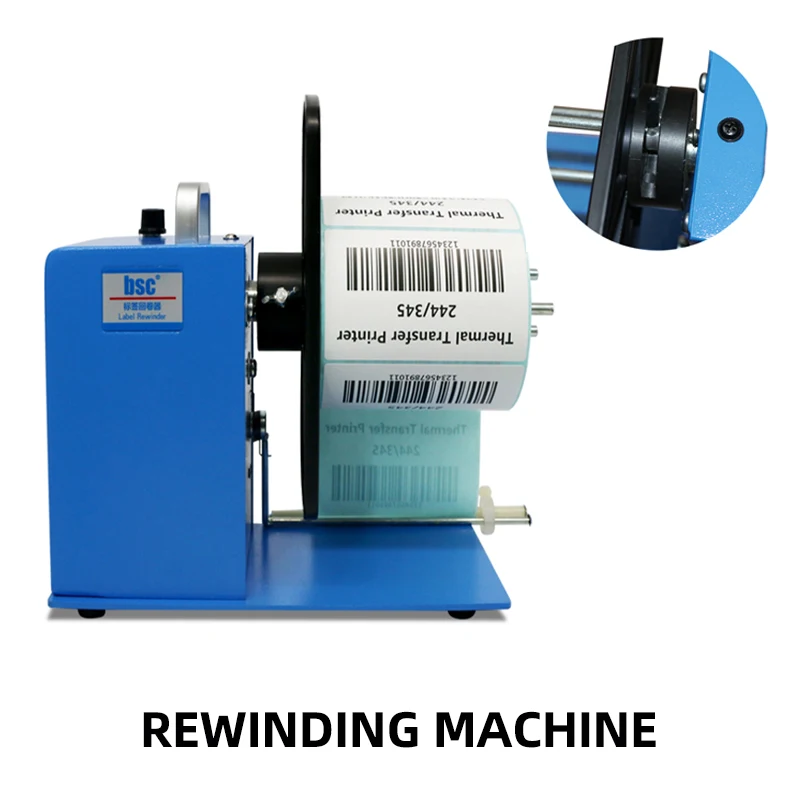 220V Fully Automatic Tag Around The Feeder Winder label Rewinder Receiving Paper Machine Multi-purpose Automatic Rewinder