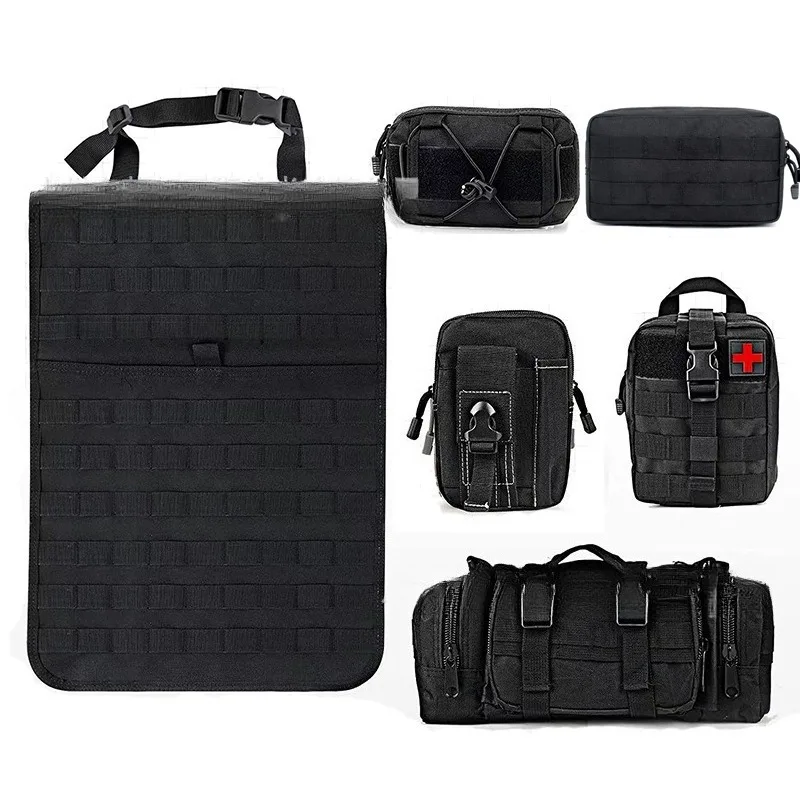 Tactical Car Seat Backrest Finishing Bag Tactical Car Storage Bag Camera Bag
