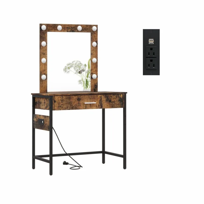 

Amazon Cross border Supply of Panel Furniture Bedroom Dressing Table Makeup Table Storage Simplicity Factory Wholesale