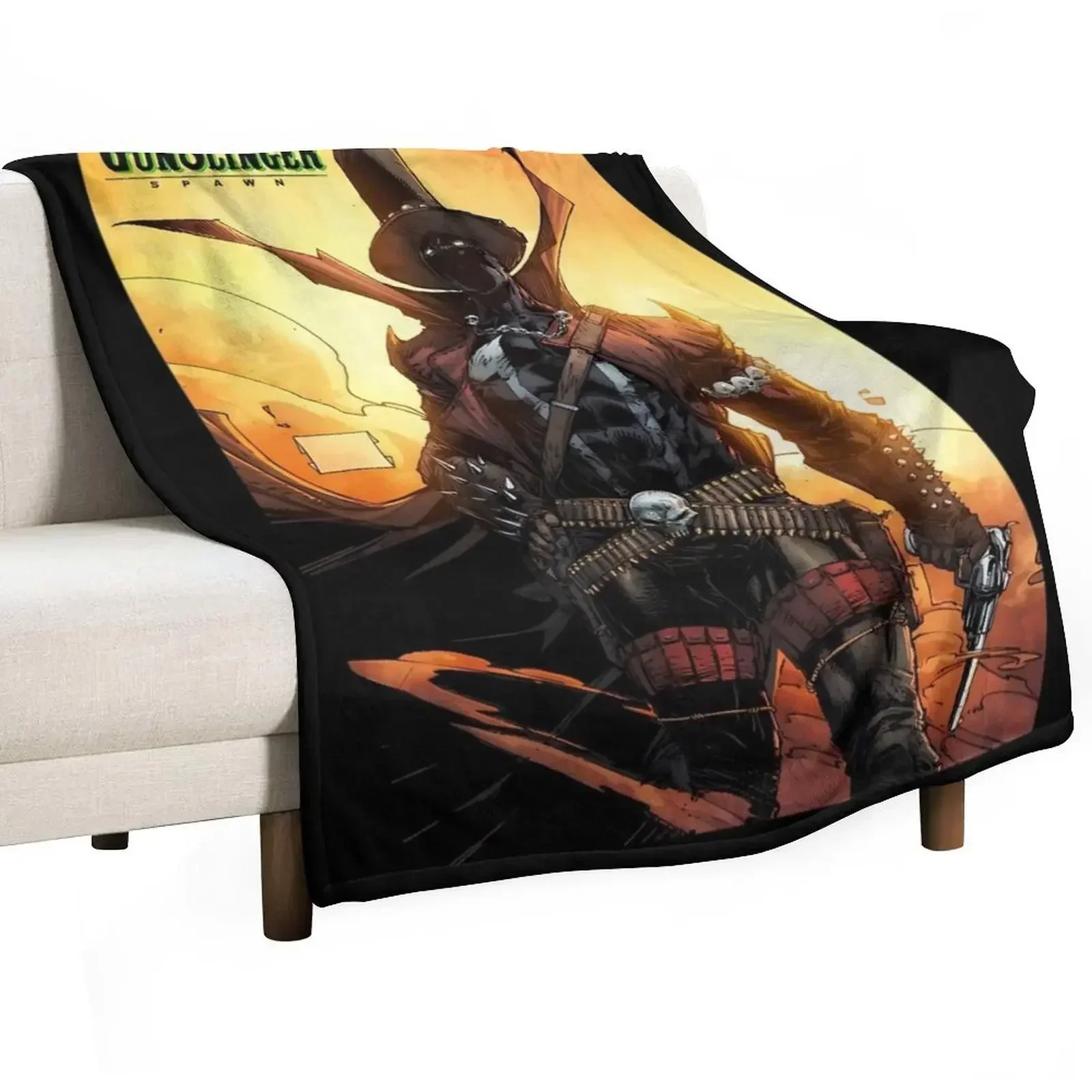 

Spawn GunSlinger 1 Throw Blanket Ultra Plush Cozy Blanket for Napping Sleeping
