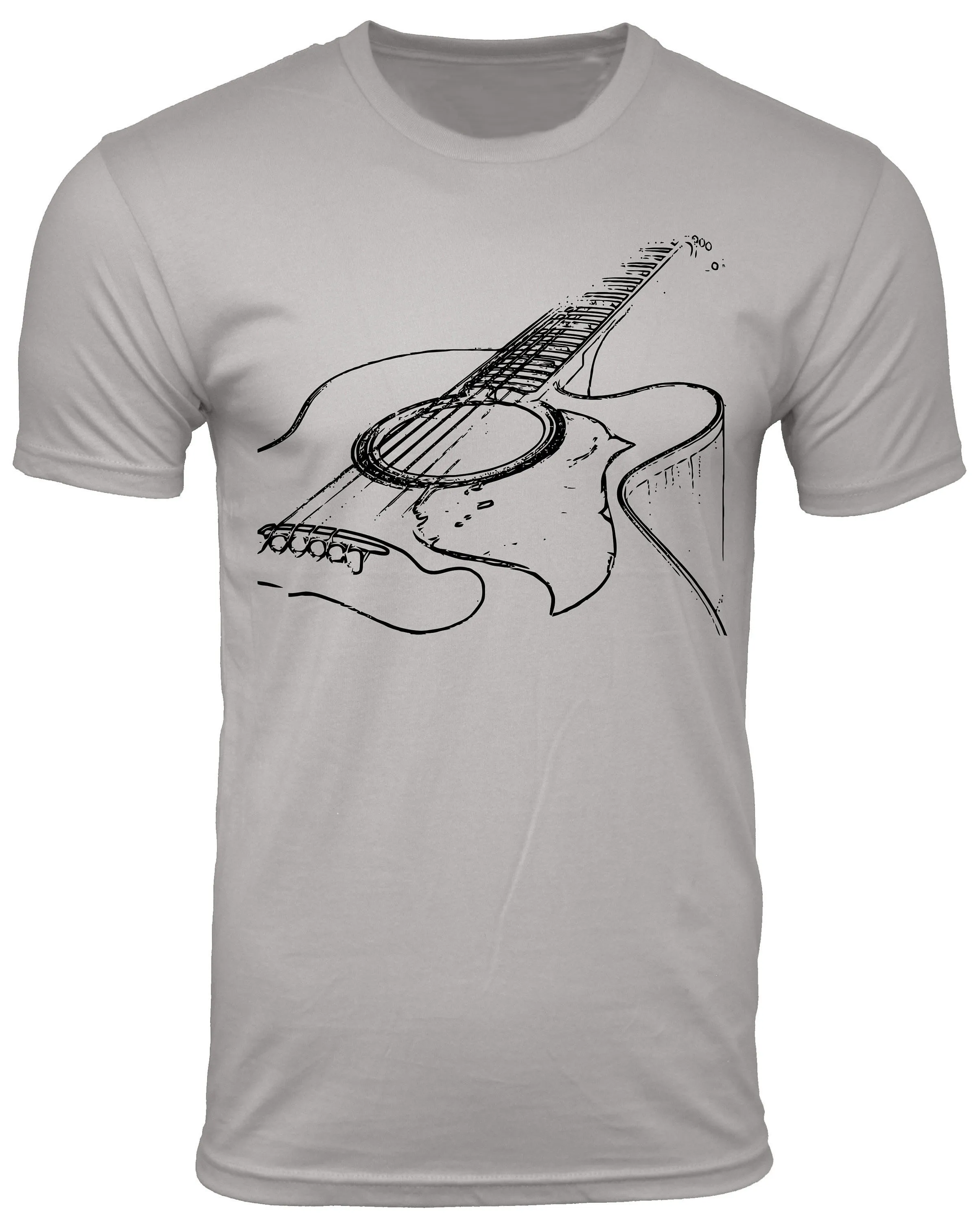 Guitar T-Shirt Musician Tee Think Out Loud Apparel, guitar player shirt gift for men cool band shirt music lover Artist