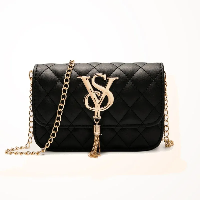 

Новая женская сумка 2026 года: легкая и универсальная сумка через плечо, модная сумка-кроссбоди с ромбовидной цепочкой, маленькая квадратная сумка.