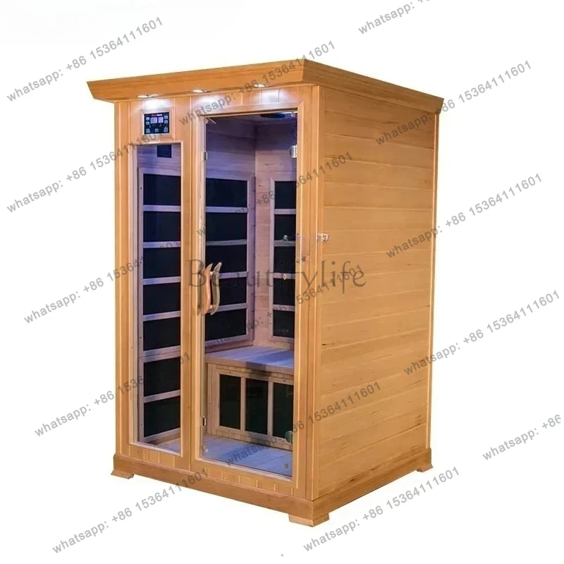 

Single double, tourmaline nano-steam home far-infrared steam room sauna