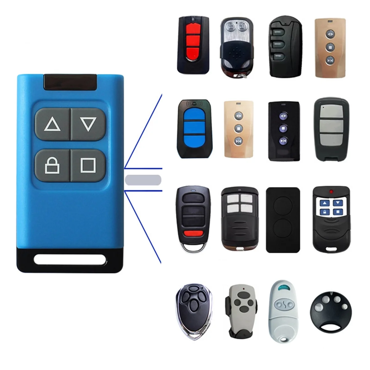 Universal Multi-Frequency Remote Control Duplicator 280-868MHZ Automatic Identification Frequency Suitable for Garage