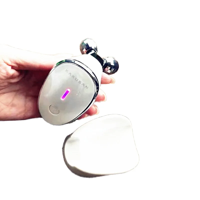 

USB Handheld Face Type Massage Vibrators New 3D Diamond Roller for Body Skin Tightening Technologys EMS Beauty Treatment