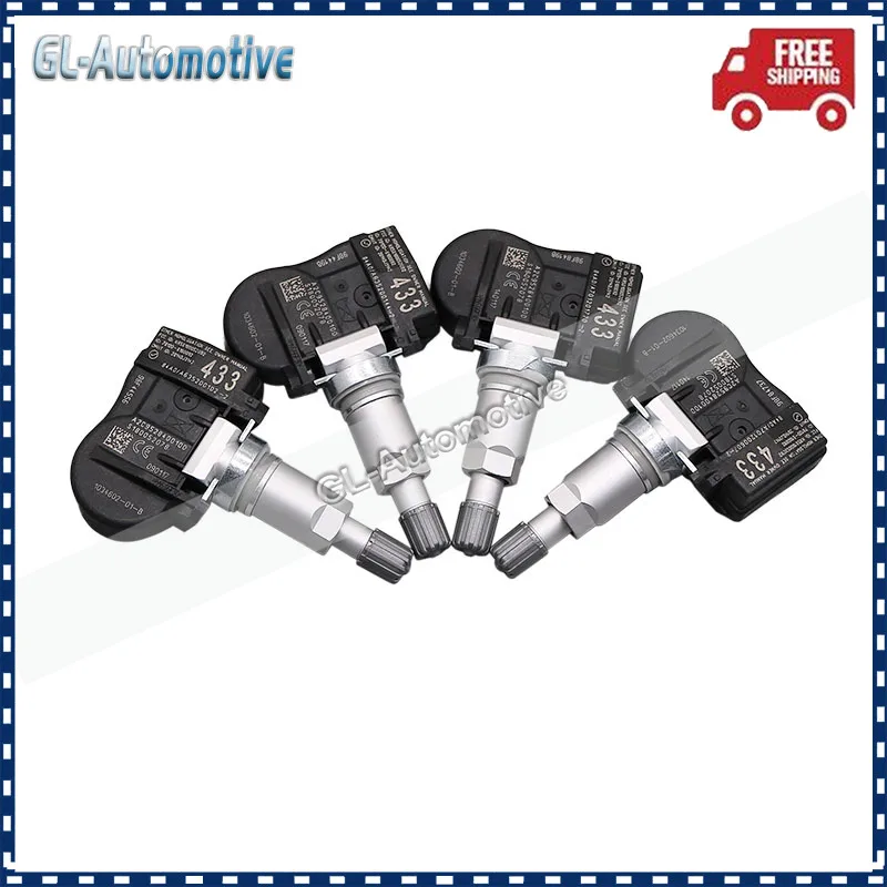 

4PCS TPMS 433MHz Tire Pressure Sensor For Tesla 3 S X 1034602-01-B 103460201B