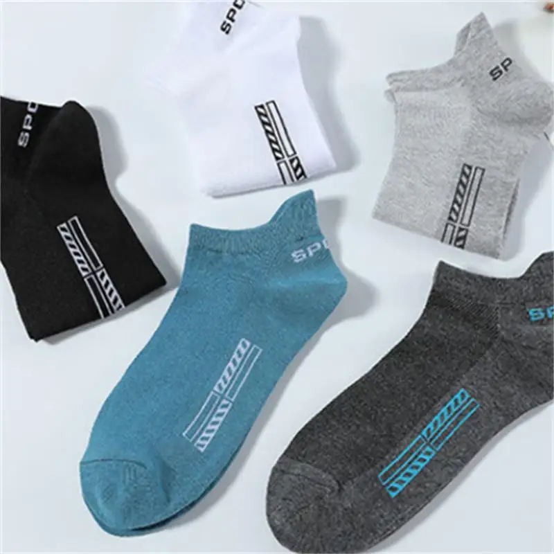 5 Pairs Men Socks Autumn Winter Breathable Men Socks Breathable Cotton Sports Sock Breathable Deodorant Business Socks