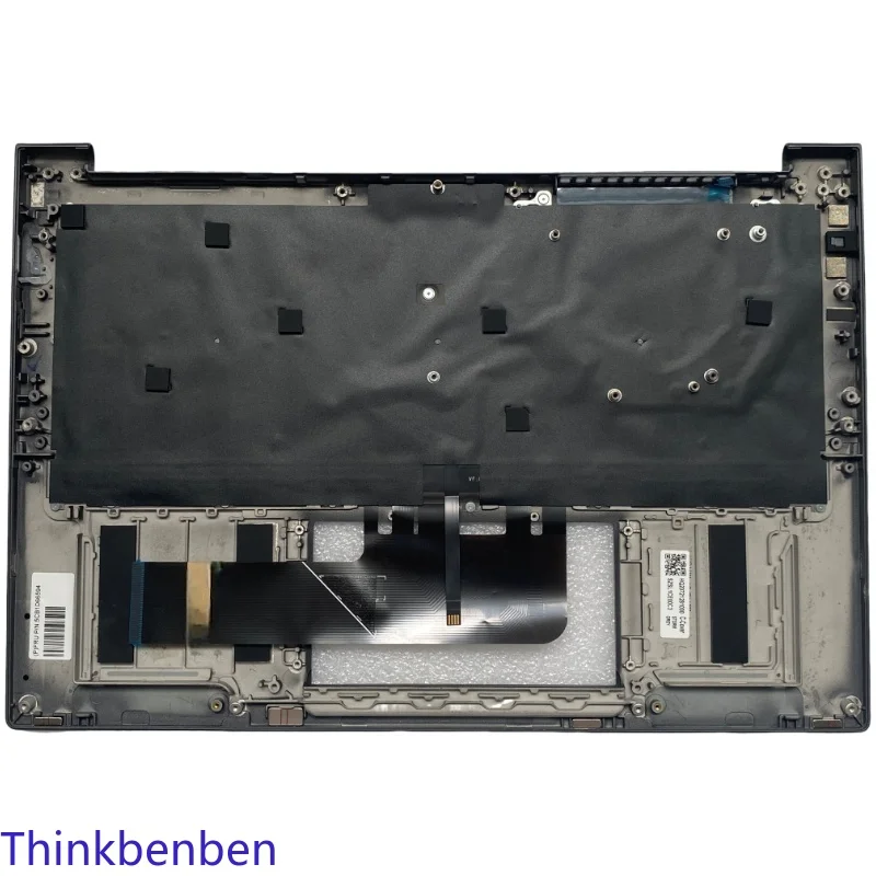UKR Ukrainian Slate Grey Keyboard Upper Case Palmrest Shell Cover For Lenovo ThinkBook 13x ITG 5CB1D66594