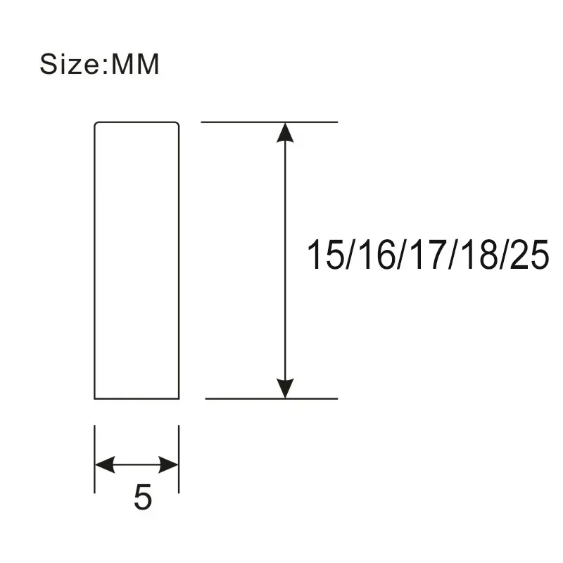 60Pcs Alnico 3/5 Humbucker Magnetized Electric Guitar Pickup Polepiece Slug Pole Slug /Pickup Magnet Slug Rods 15/16/17/18/25mm