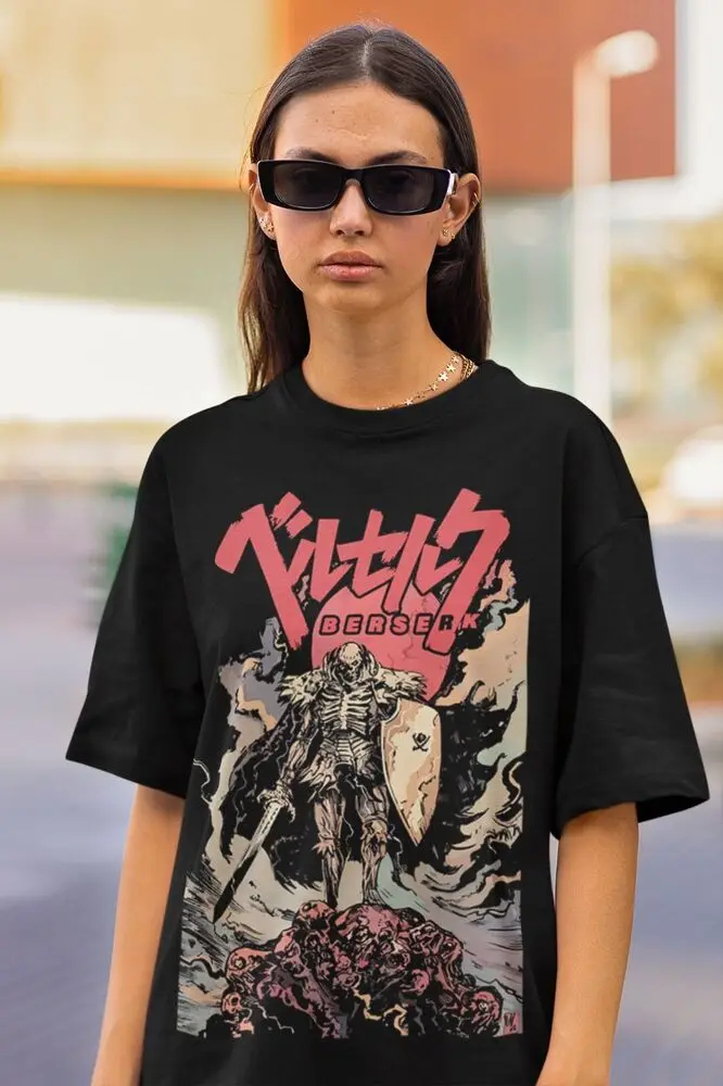 Berserk T-Shirt,Guts Shirt, Anime Tee, Manga,Japanese, Aesthetic,Unisex T-Shirt