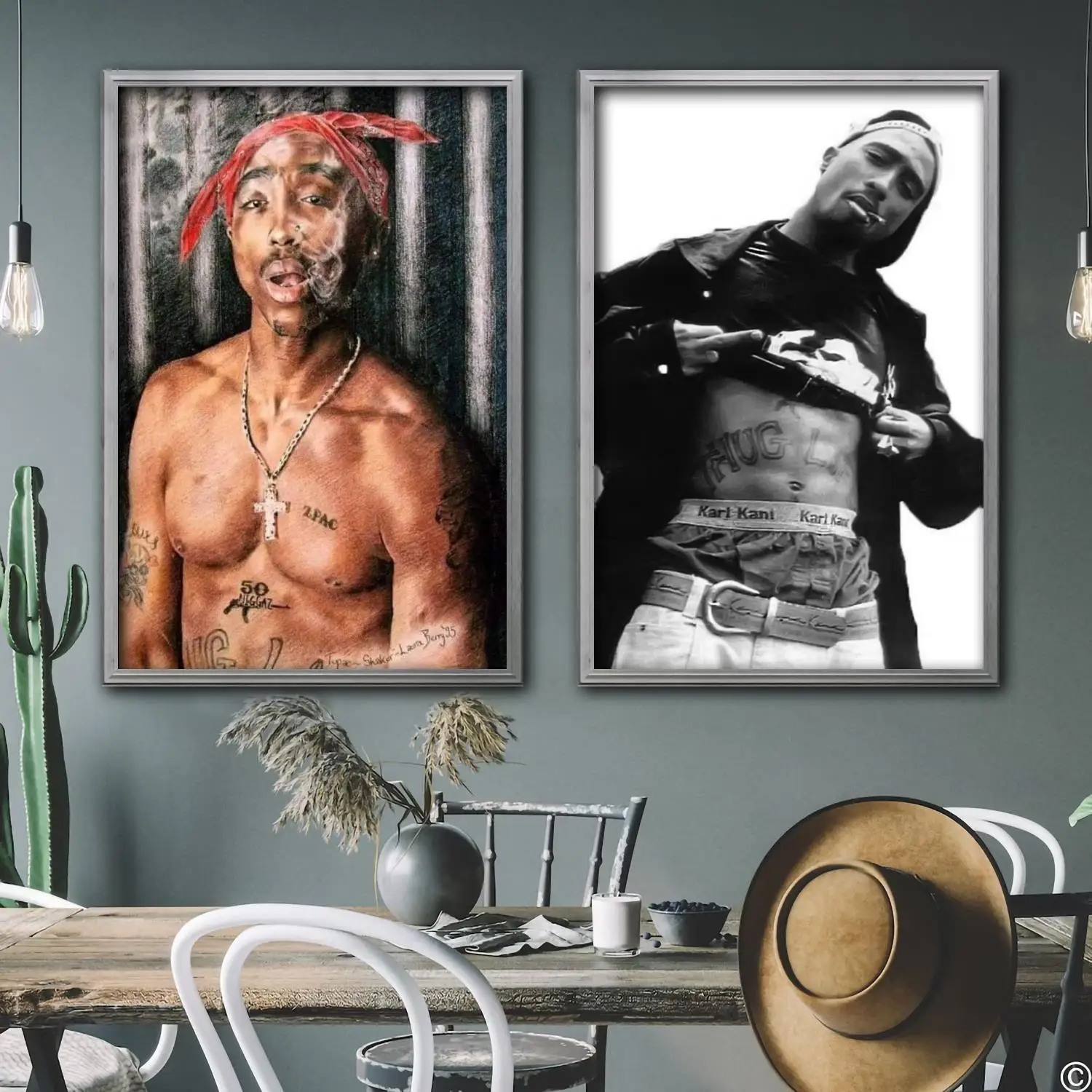 

Legend 2PAC singer Decorative Canvas Posters Room Bar Cafe Decor Gift Print Art Wall Paintings