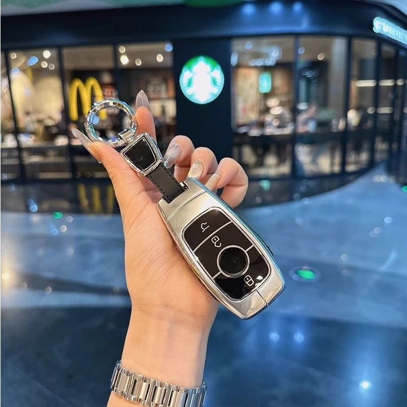 

For Mercedes Maybach GLS480 Key Protection Cover GLS600GLS450 S-Class Full Package Premium Shell Metal Male Key Box